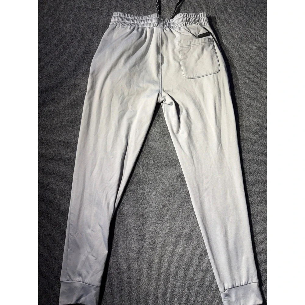 Southpole Micro Fleece Joggers Mens Medium Grey Zipper Pockets Athletic Pants